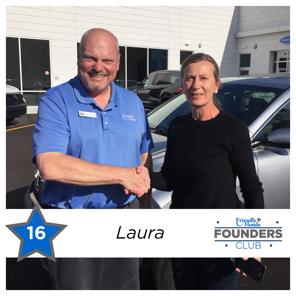 Friendly Honda Founders Club Member 16 Laura