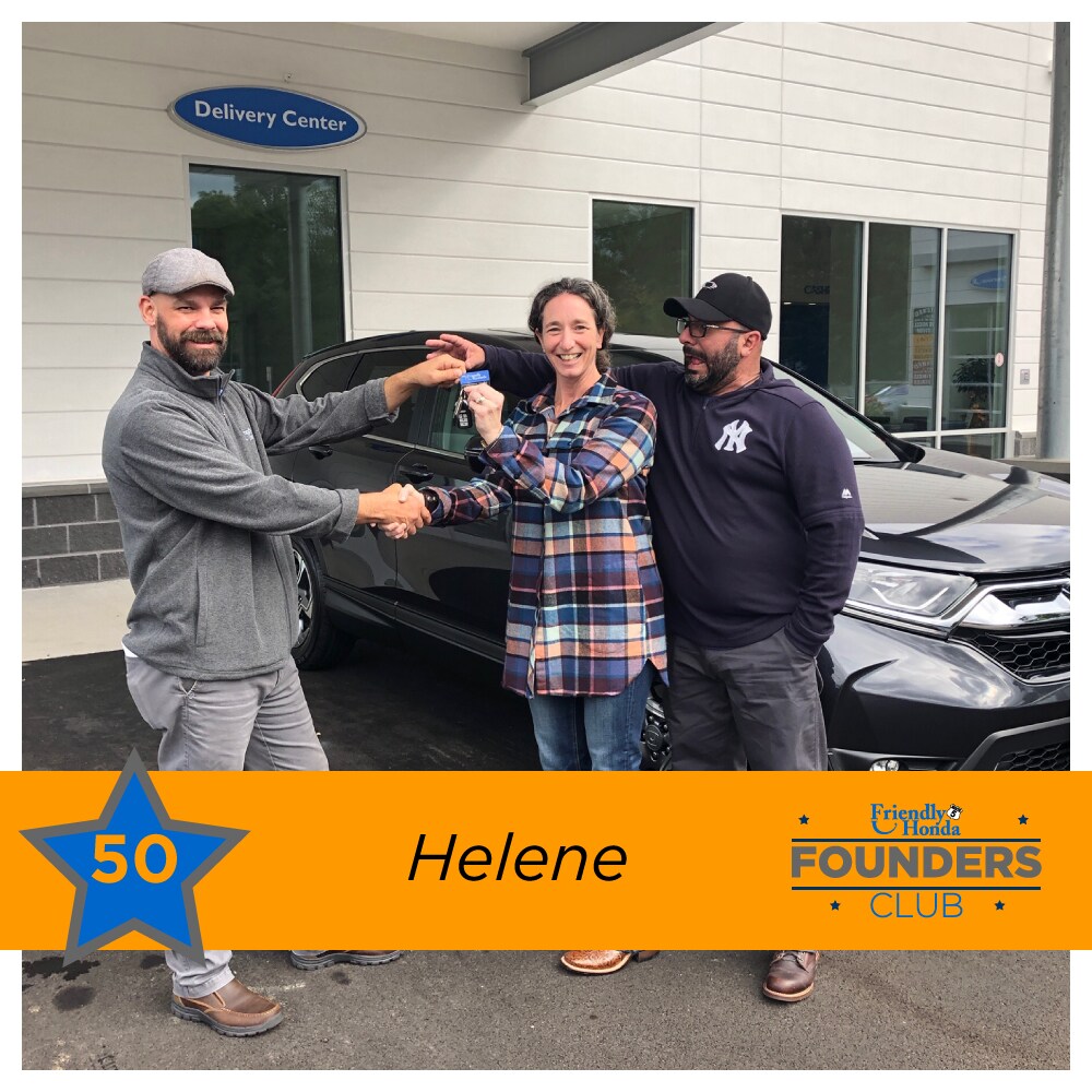 Friendly Honda Founders Club Member 50 Helene