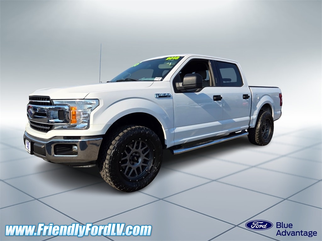 Certified 2018 Ford F-150 XLT with VIN 1FTEW1C53JKE16082 for sale in Las Vegas, NV