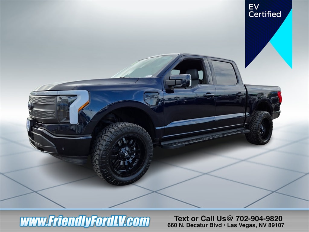 Certified 2022 Ford F-150 Lightning Lariat with VIN 1FTVW1EL5NWG14088 for sale in Las Vegas, NV