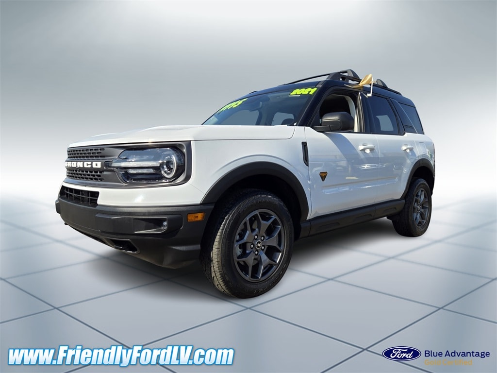 Certified 2021 Ford Bronco Sport Badlands with VIN 3FMCR9D94MRA88620 for sale in Las Vegas, NV