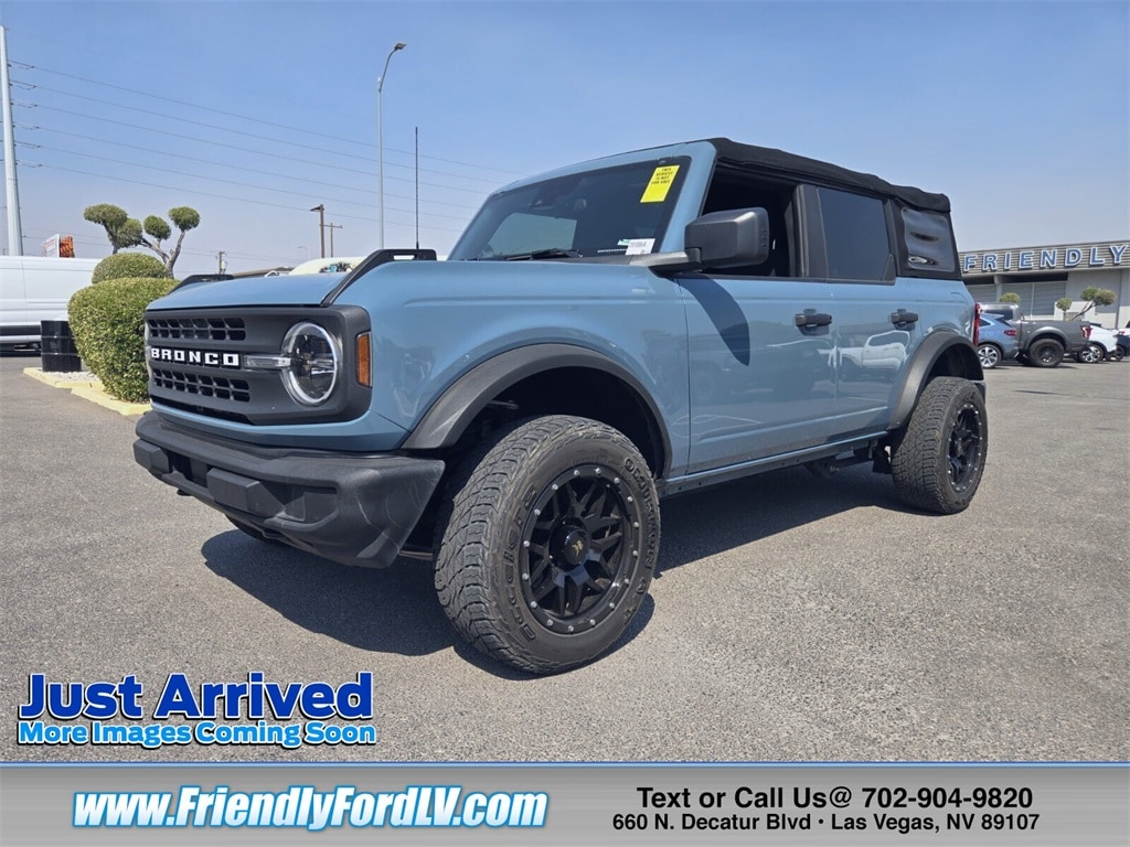 Certified 2022 Ford Bronco 4-Door Base with VIN 1FMDE5BH5NLB28173 for sale in Las Vegas, NV