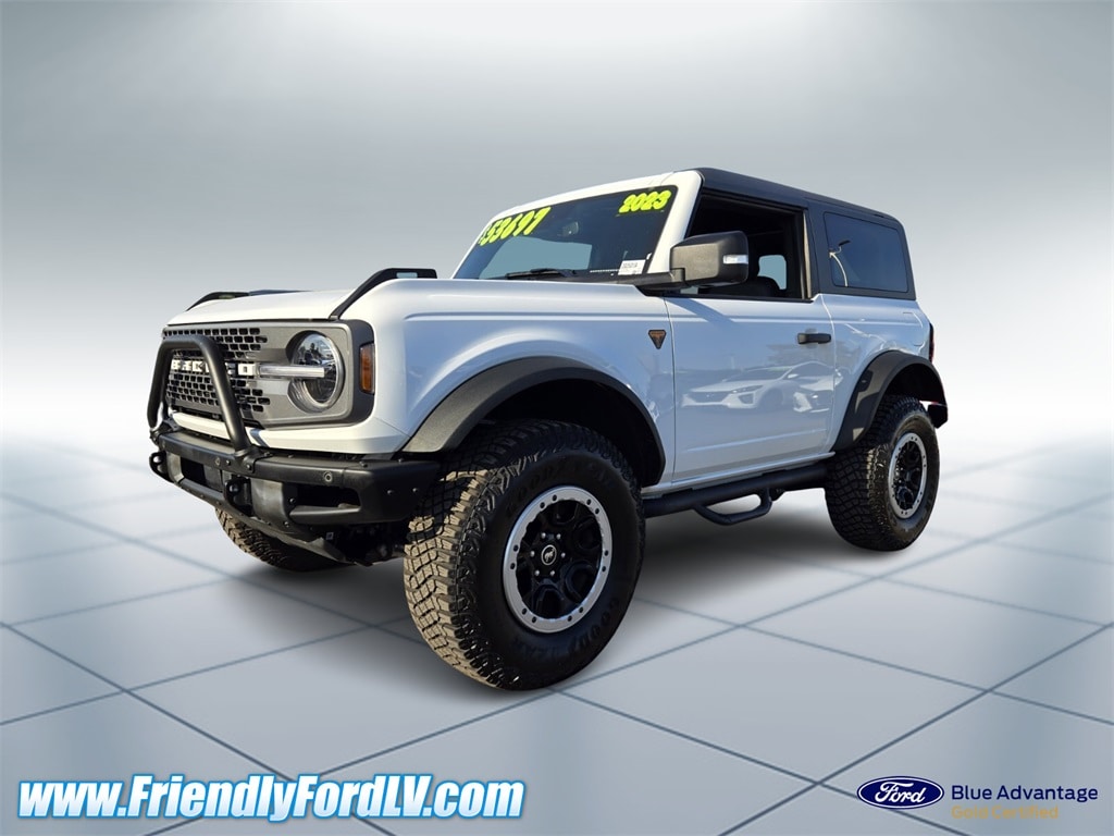 Certified 2023 Ford Bronco 2-Door Badlands with VIN 1FMDE5CP4PLB96957 for sale in Las Vegas, NV