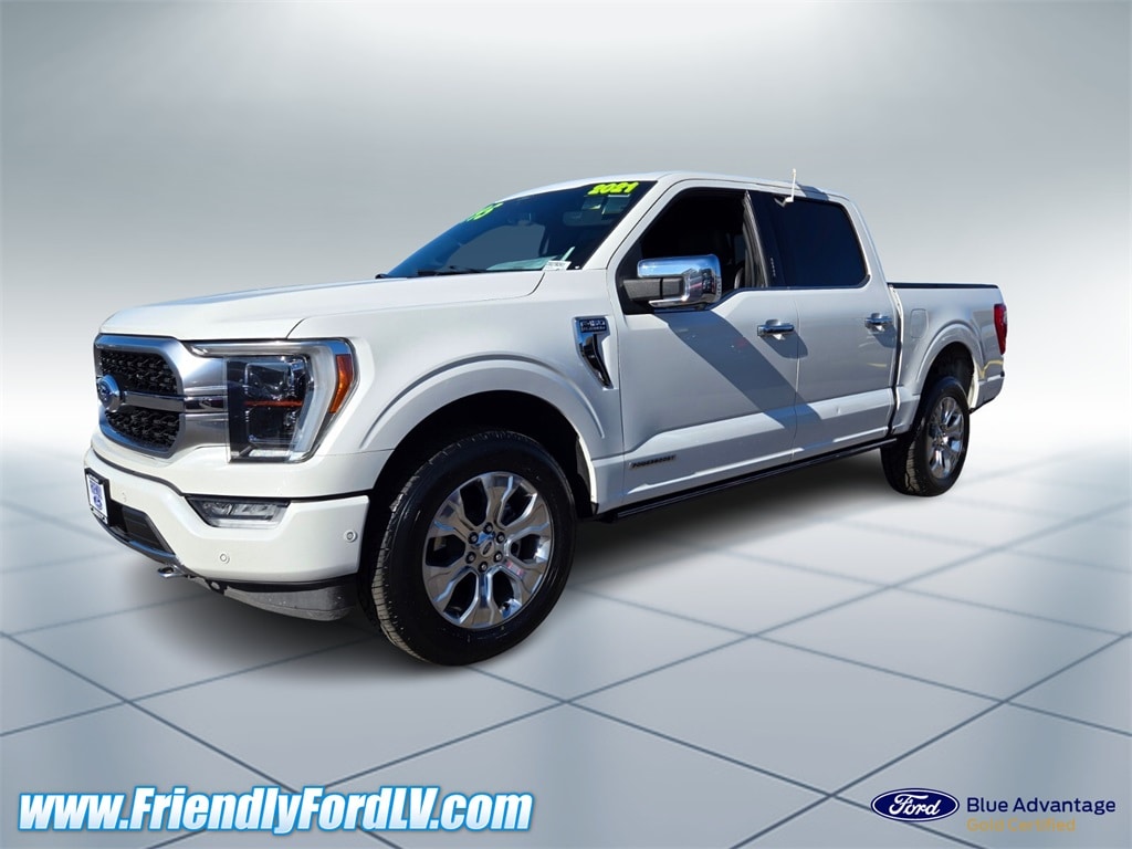 Certified 2021 Ford F-150 Platinum with VIN 1FTFW1ED9MFB94699 for sale in Las Vegas, NV