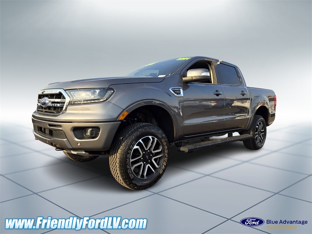 Certified 2021 Ford Ranger Lariat with VIN 1FTER4FH9MLD38632 for sale in Las Vegas, NV