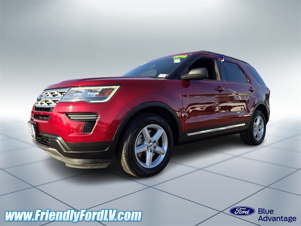 Certified 2018 Ford Explorer XLT with VIN 1FM5K7DHXJGC55428 for sale in Las Vegas, NV