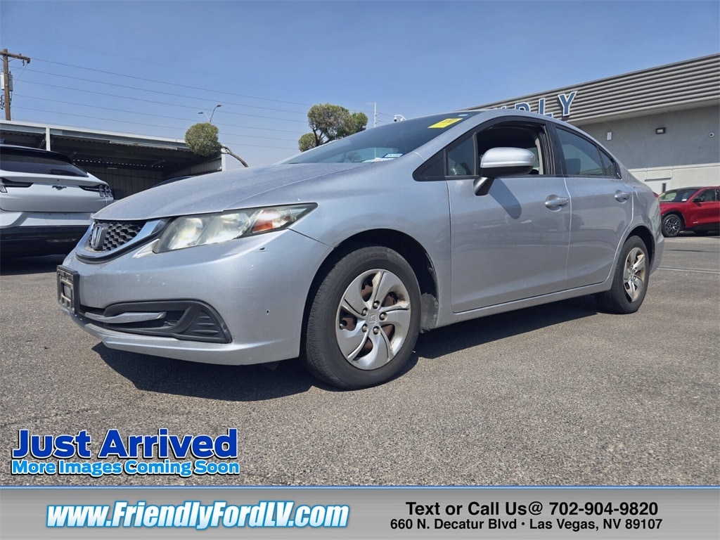 Used 2015 Honda Civic LX with VIN 19XFB2F54FE201306 for sale in Las Vegas, NV