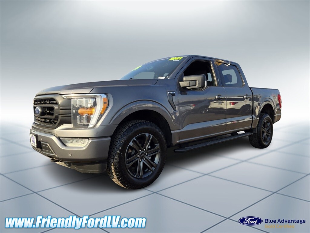 Certified 2021 Ford F-150 XLT with VIN 1FTFW1E80MFC34820 for sale in Las Vegas, NV