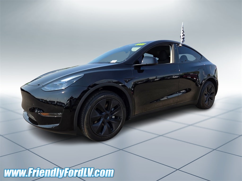 Used 2025 Tesla Model Y Long Range with VIN 7SAYGDED4SF276013 for sale in Las Vegas, NV