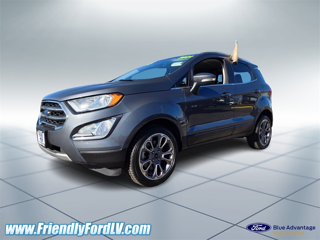 Certified 2021 Ford EcoSport Titanium with VIN MAJ3S2KE0MC424607 for sale in Las Vegas, NV