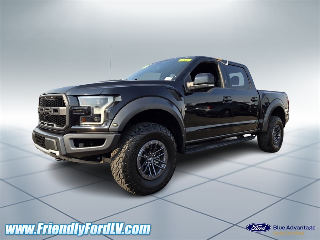 Certified 2019 Ford F-150 Raptor with VIN 1FTFW1RG6KFA81083 for sale in Las Vegas, NV