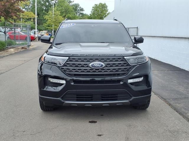 Certified 2023 Ford Explorer XLT with VIN 1FMSK8DH7PGB82066 for sale in Monroe, MI