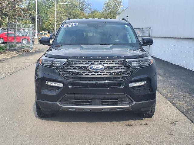 Certified 2023 Ford Explorer XLT with VIN 1FMSK8DH5PGA90471 for sale in Monroe, MI