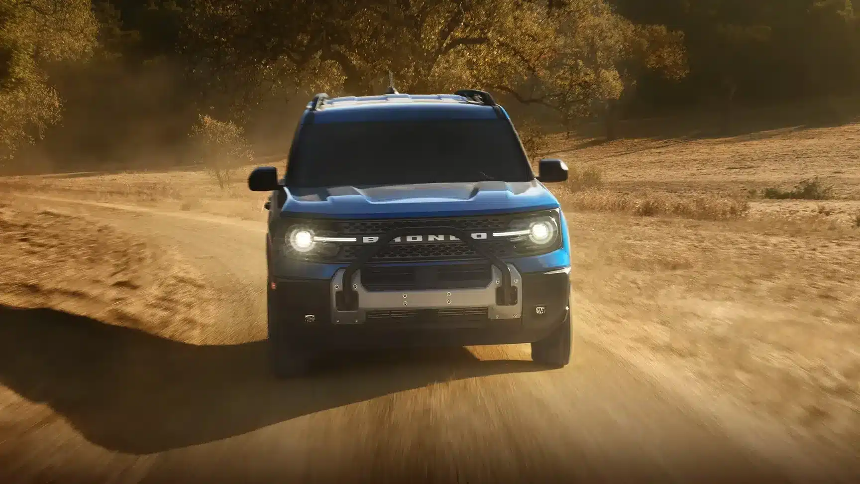 A 2026 Ford Bronco in a rugged outdoor setting.