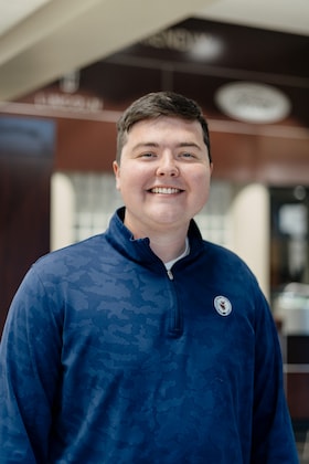 Staff member Drake Ernst from c2550a6b9fa6