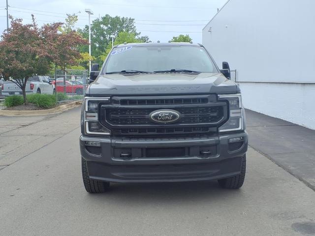 Certified 2021 Ford F-250 Super Duty Lariat with VIN 1FT7W2B68MEC25933 for sale in Monroe, MI