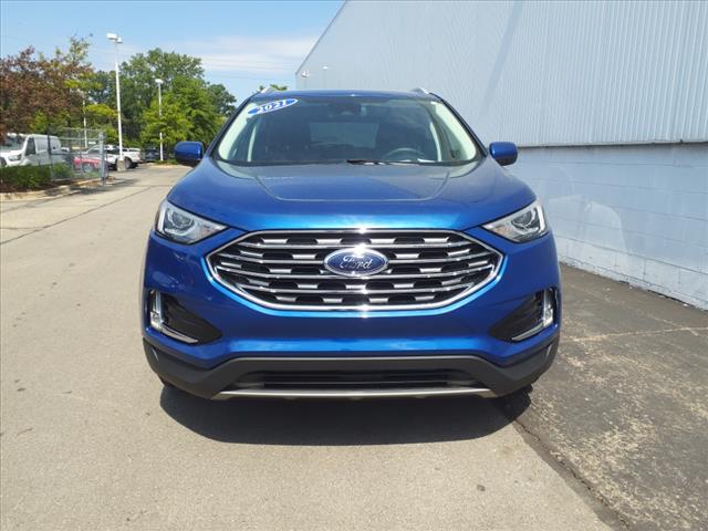 Certified 2021 Ford Edge SEL with VIN 2FMPK4J9XMBA02884 for sale in Monroe, MI