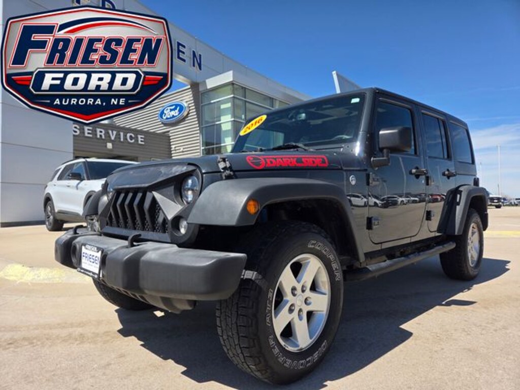 Used 2016 Jeep Wrangler JK Unlimited Sport 4X4 SUV
