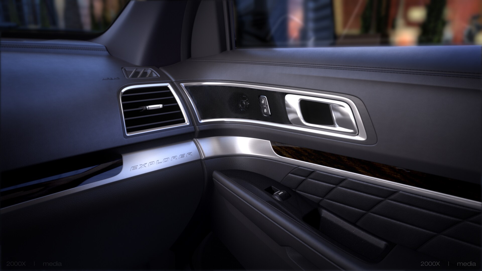 2016 ford explorer platinum ebony interior