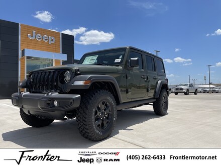 2022 Jeep Wrangler UNLIMITED WILLYS 4X4 Sport Utility For Sale in El Reno, TX 