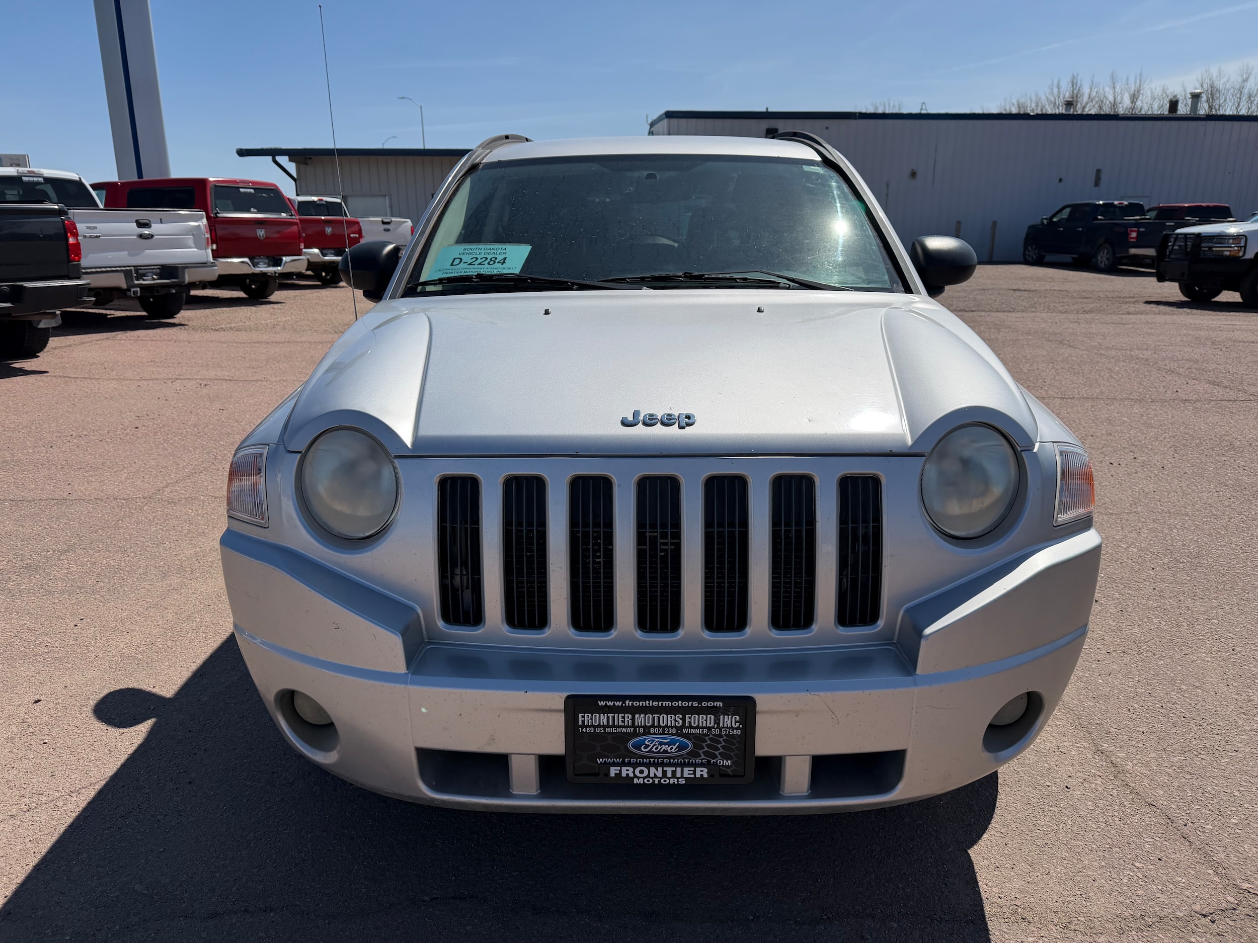 Used 2008 Jeep Compass Sport with VIN 1J8FF47W38D541096 for sale in Winner, SD