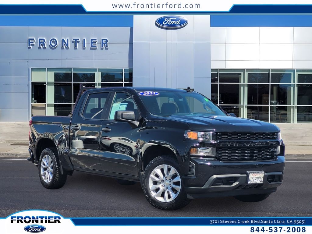 Used 2021 Chevrolet Silverado 1500 Custom Truck Crew Cab