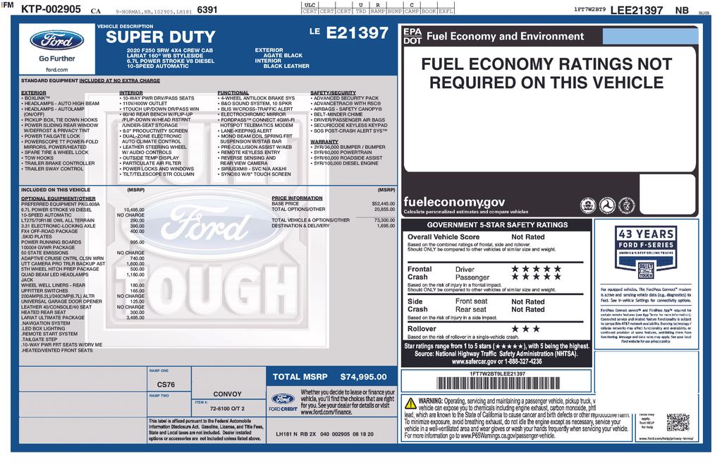 2020 Ford Super Duty F-250 SRW