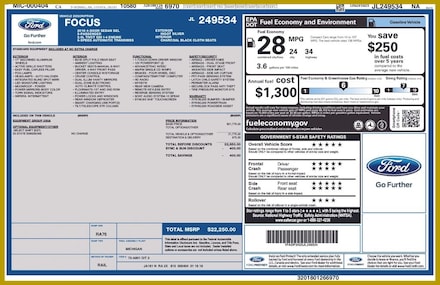 2018 Ford Focus SEL Sedan