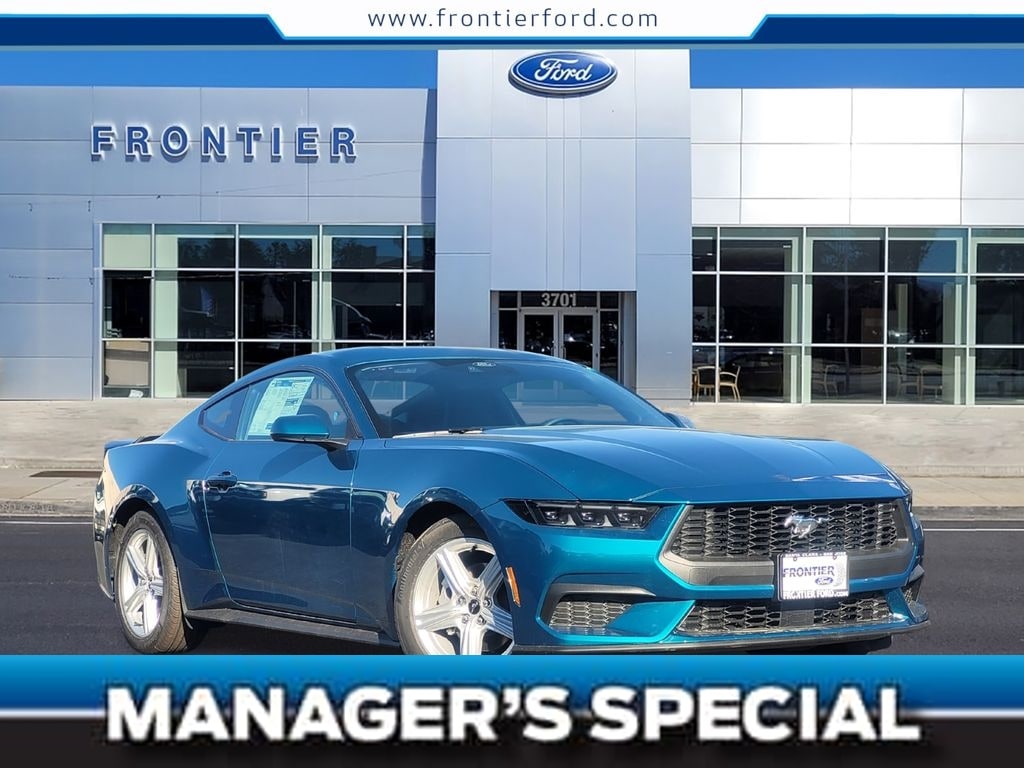 Adriatic Blue Metallic 2026 Ford Mustang Coupe Rear-Wheel Drive Automatic