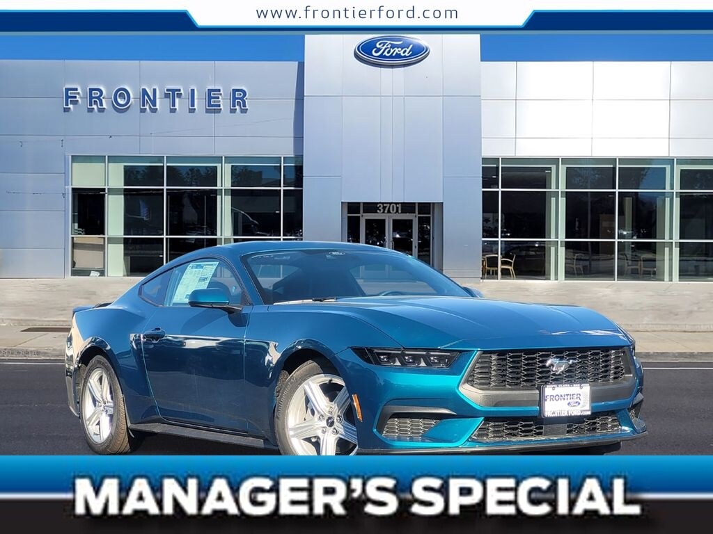 Adriatic Blue Metallic 2026 Ford Mustang Coupe Rear-Wheel Drive Automatic