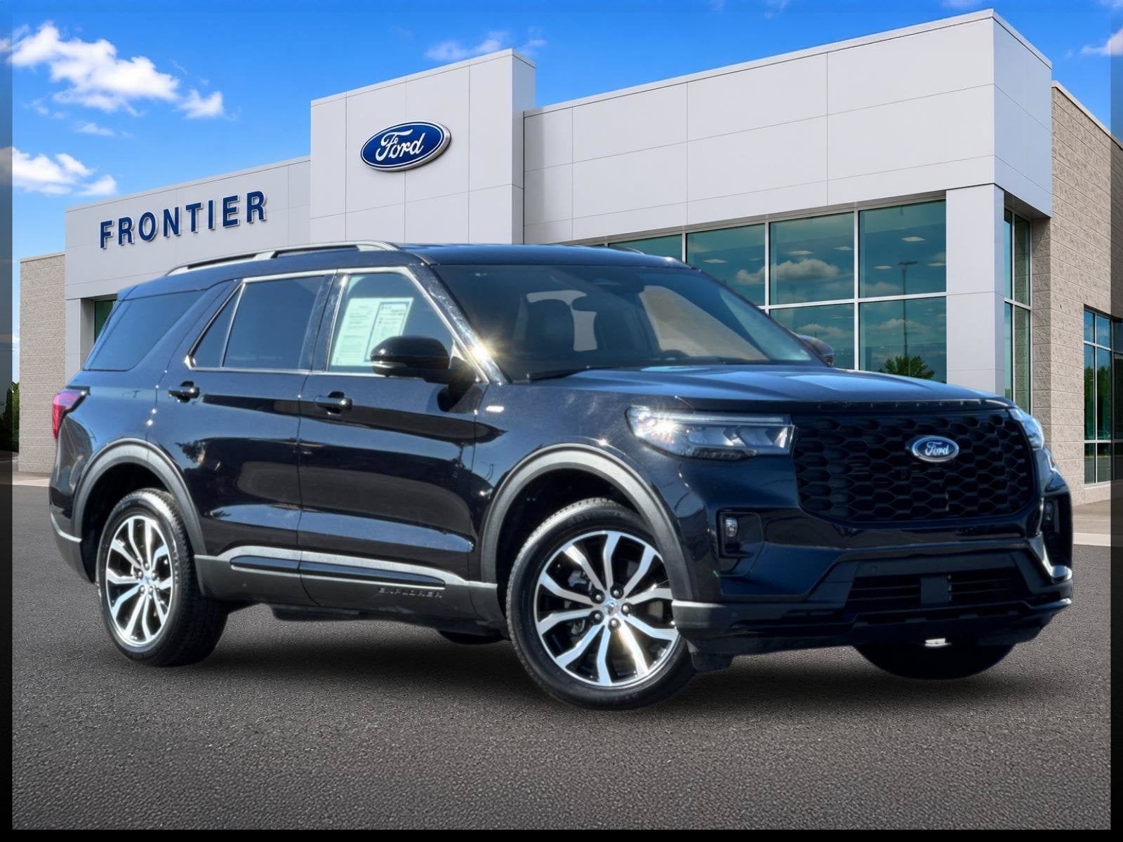 Agate Black 2025 Ford Explorer SUV / Crossover All-Wheel Drive Automatic