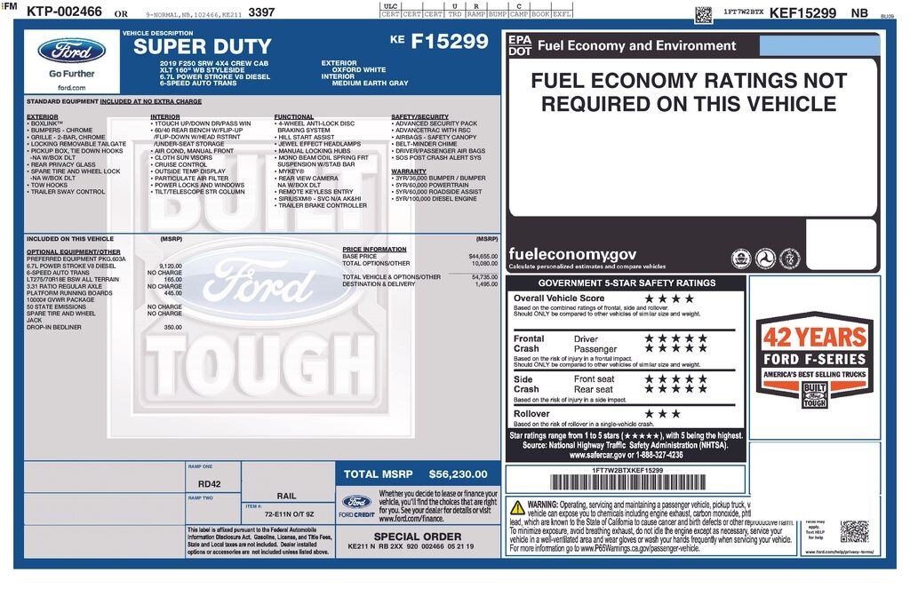 Used 2019 Ford F-250  Truck Crew Cab
