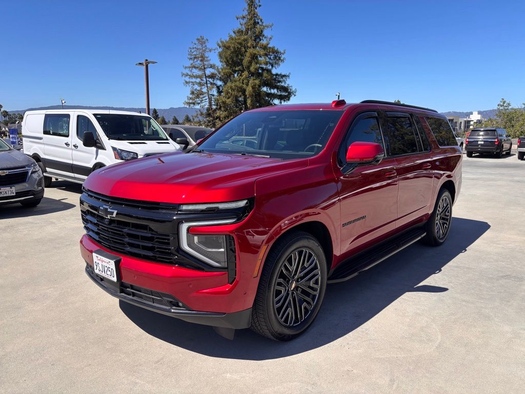 Radiant Red Tintcoat 2025 Chevrolet Suburban SUV / Crossover Four-Wheel Drive Automatic