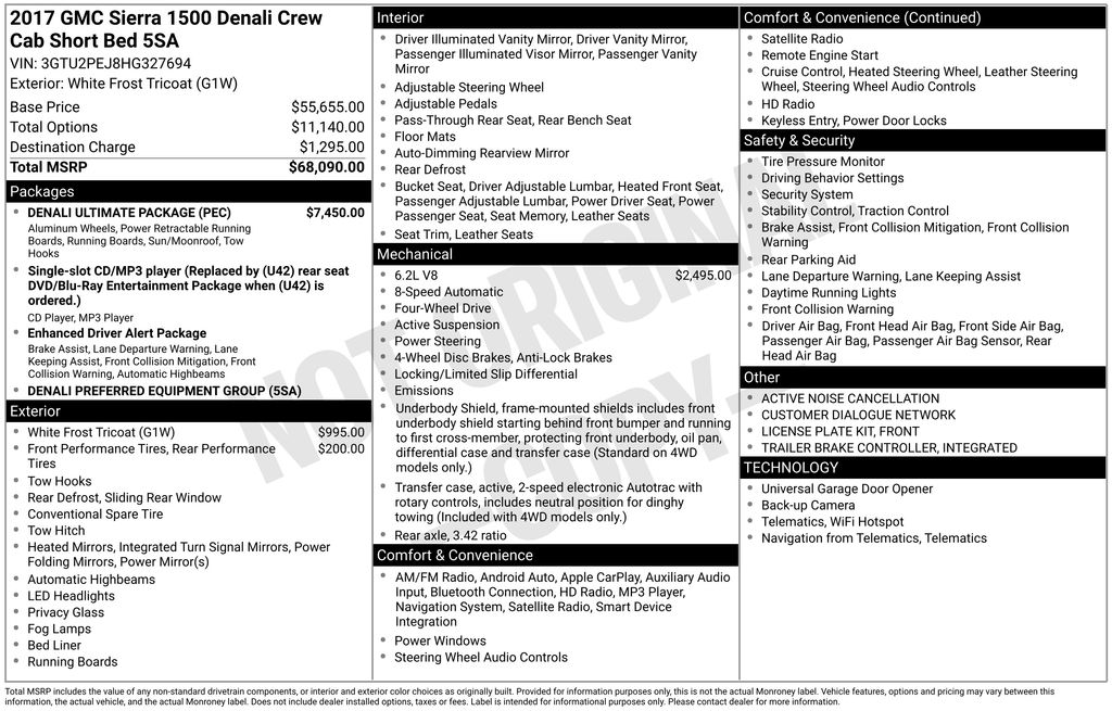 2017 GMC Sierra 1500 Denali Denali