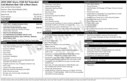 2005 GMC Sierra 1500 Truck Extended Cab