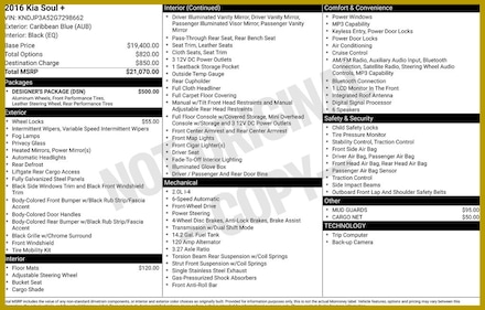 2016 Kia Soul + FWD Hatchback