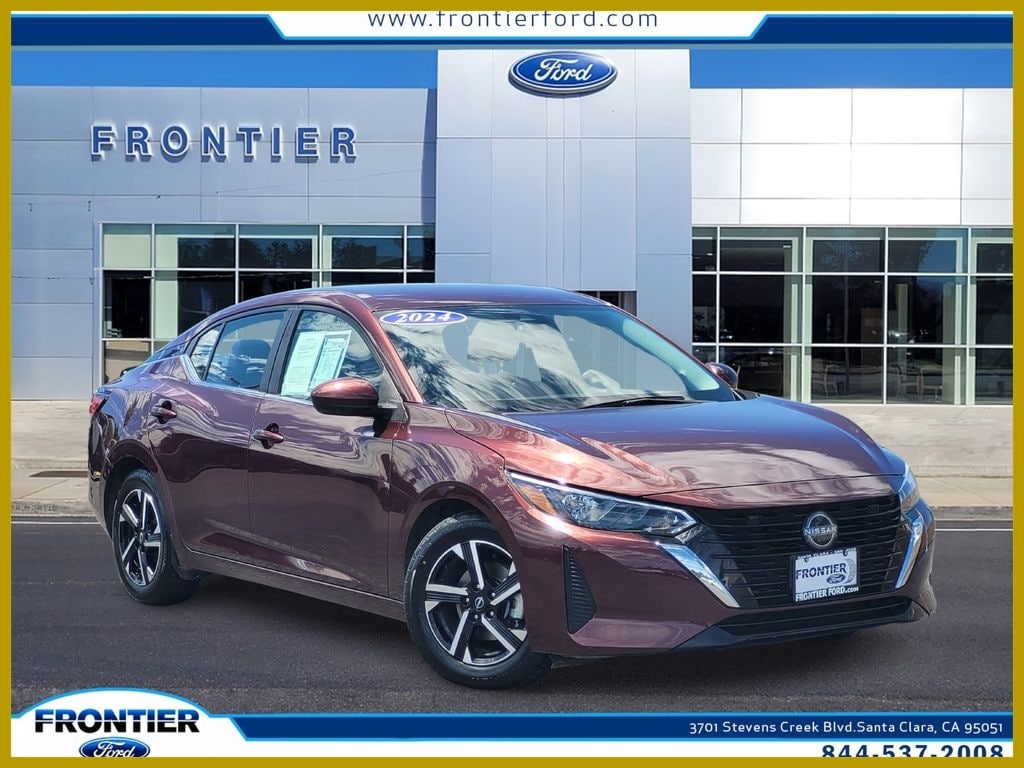 Rosewood 2024 Nissan Sentra Sedan Front-Wheel Drive Continuously Variable Transmission