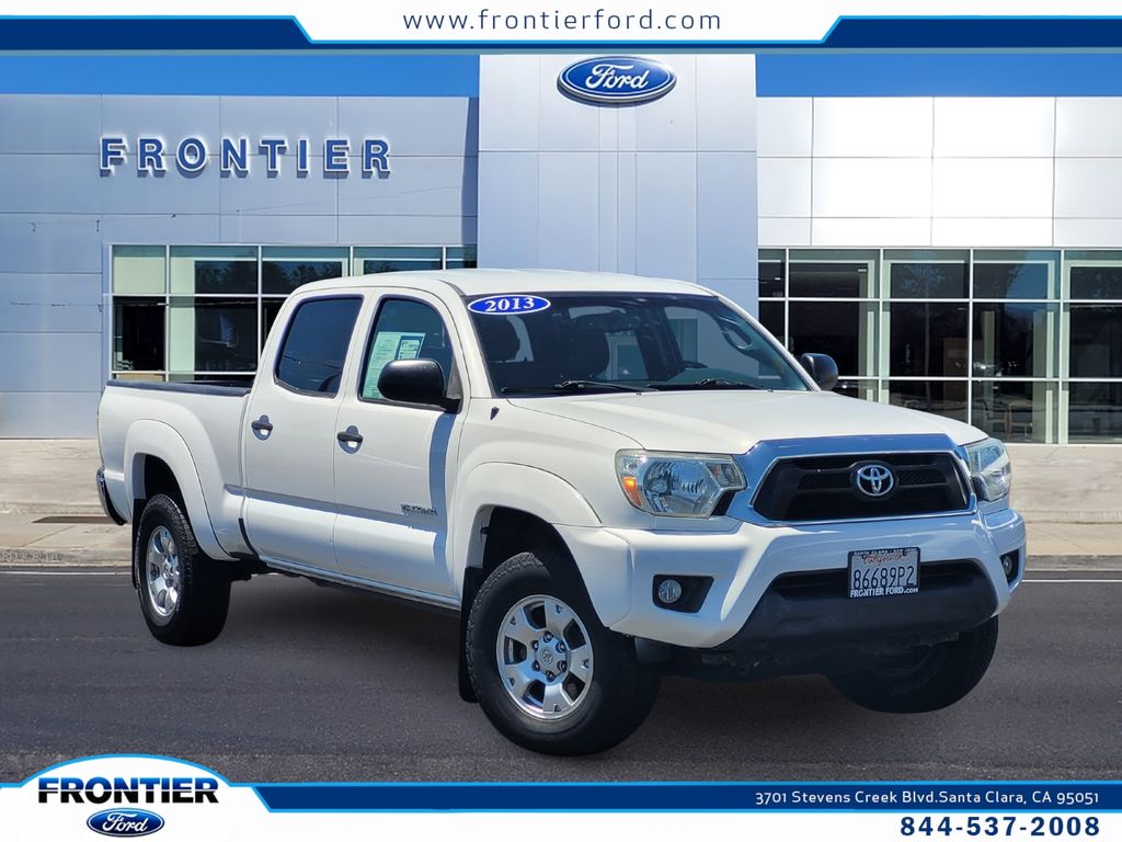 Super White 2013 Toyota Tacoma Pickup Truck 4X2 Automatic