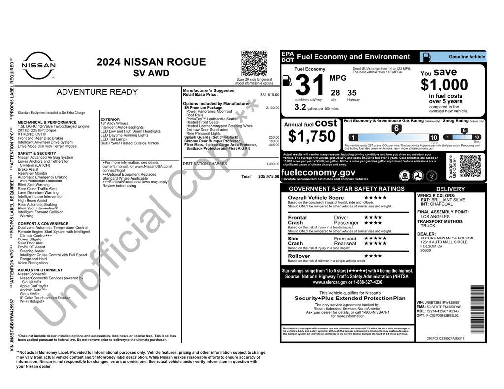 2024 Nissan Rogue SV photo 6