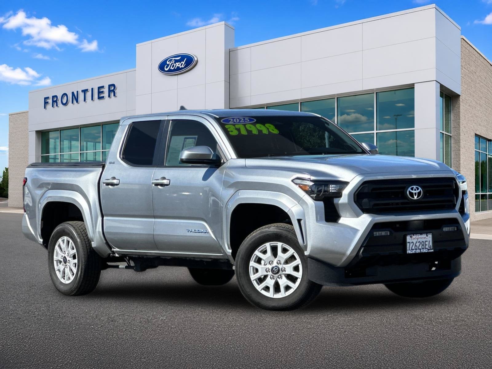 Celestial Silver 2025 Toyota Tacoma Pickup Truck Four-Wheel Drive Automatic