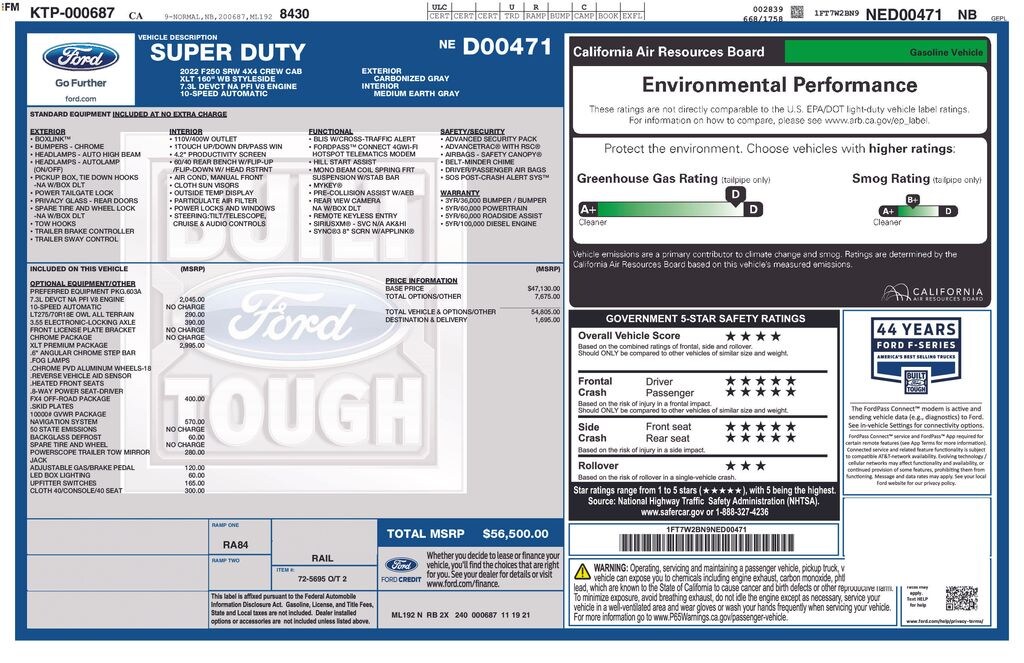 Used 2022 Ford F-250 Truck Crew Cab
