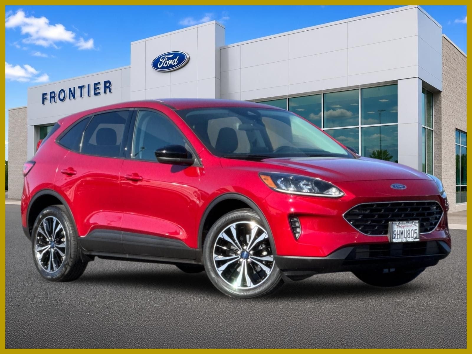 Rapid Red Tinted 2022 Ford Escape SUV / Crossover All-Wheel Drive Automatic