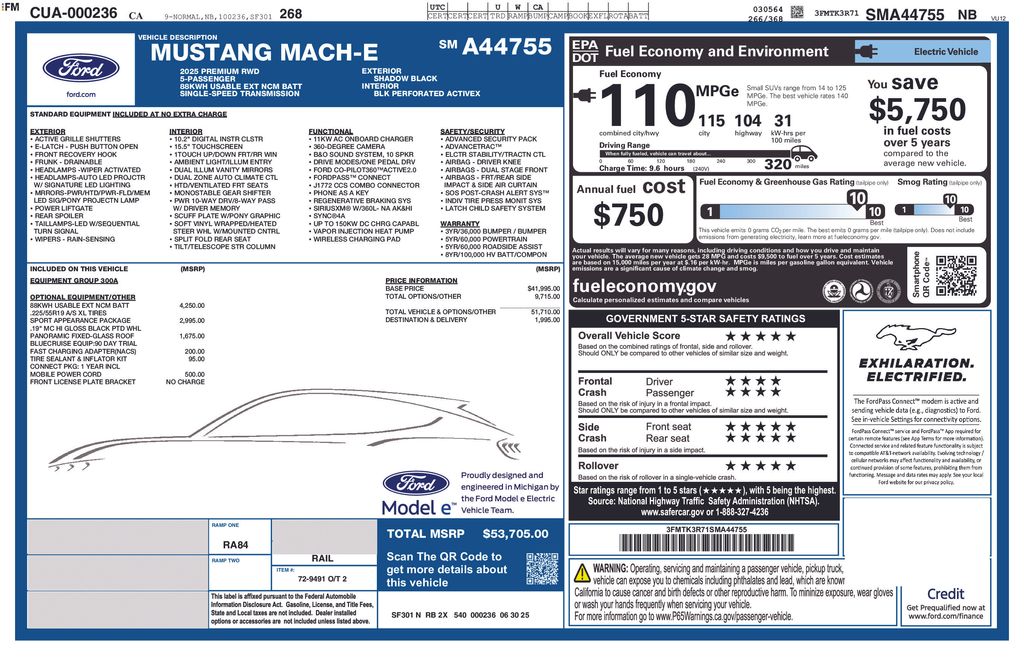2025 Ford Mustang-Mach-e Premium's photo