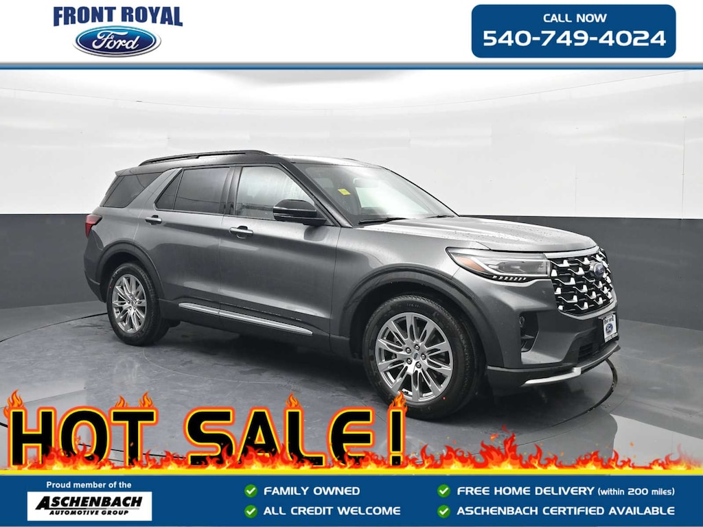 New 2026 Ford Explorer Platinum SUV