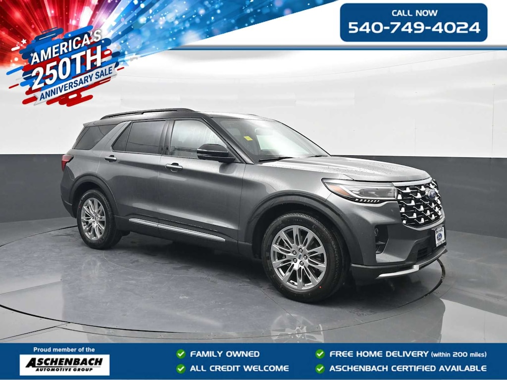 New 2026 Ford Explorer Platinum SUV