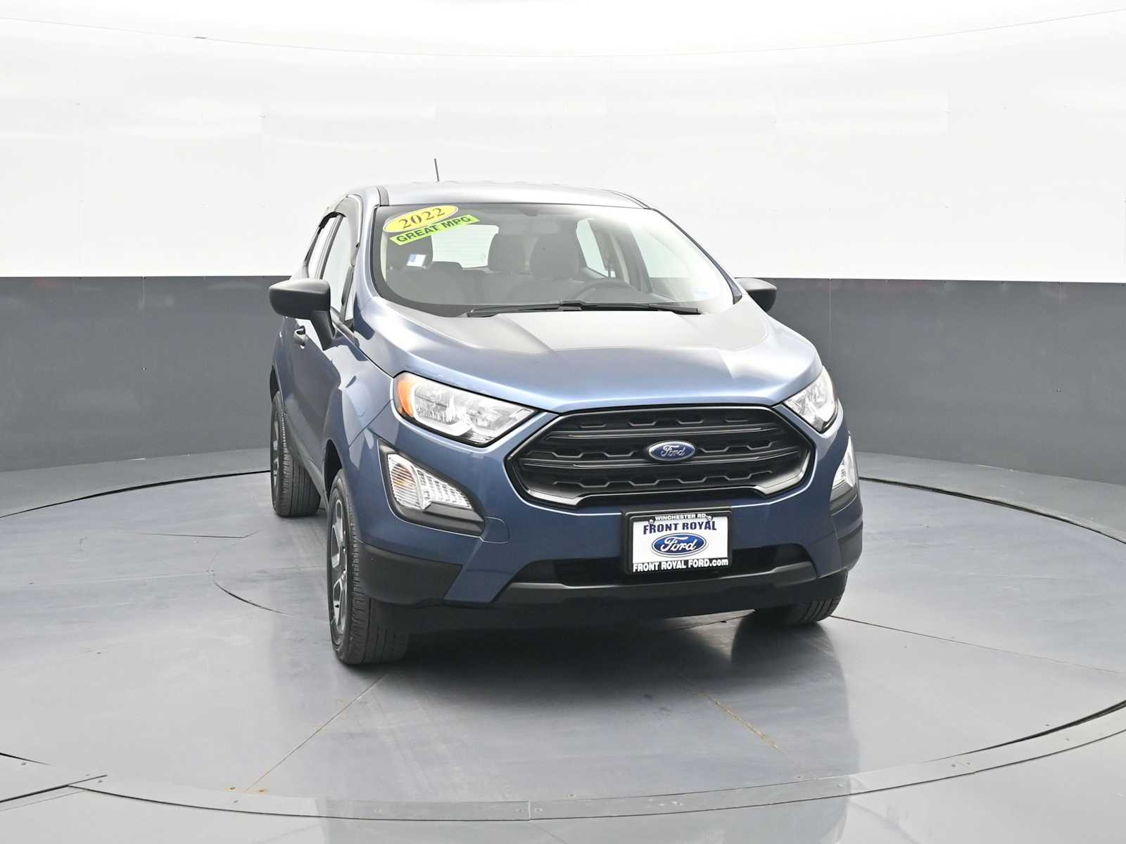 Used 2022 Ford EcoSport S with VIN MAJ6S3FL1NC468886 for sale in Front Royal, VA