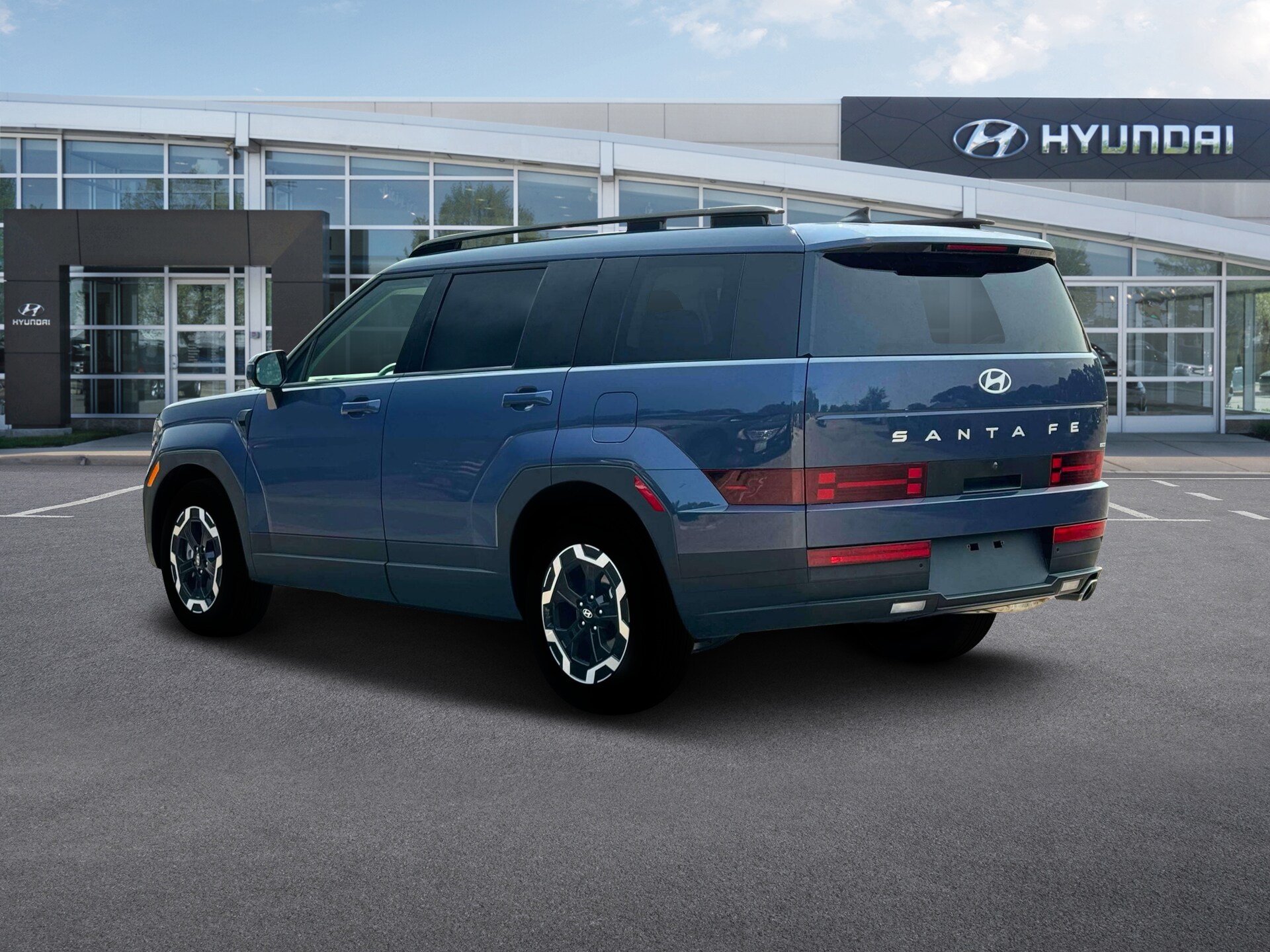 New 2025 Hyundai Santa Fe SUV SEL AWD Atlantis Blue For Sale
