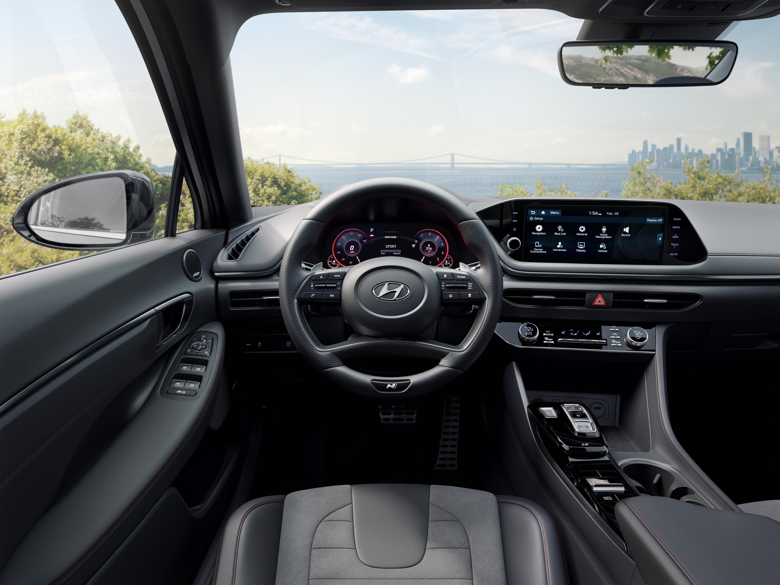 New Hyundai Sonata N Line interior