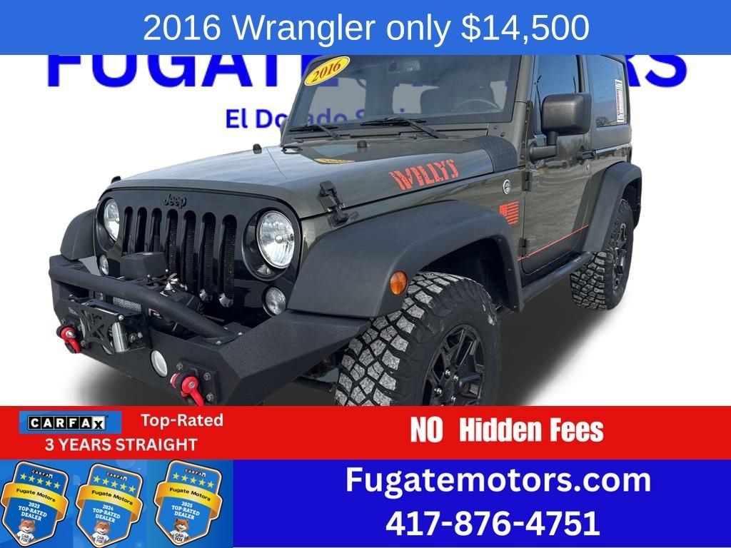 Used 2016 Jeep Wrangler Willys Wheeler SUV