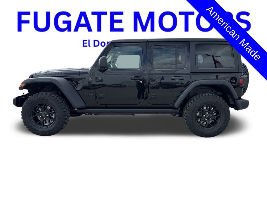 New 2025 Jeep Wrangler 4-DOOR WILLYS Sport Utility